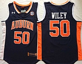 Auburn Tigers 50 Austin Wiley Navy College Basketball Jersey,baseball caps,new era cap wholesale,wholesale hats